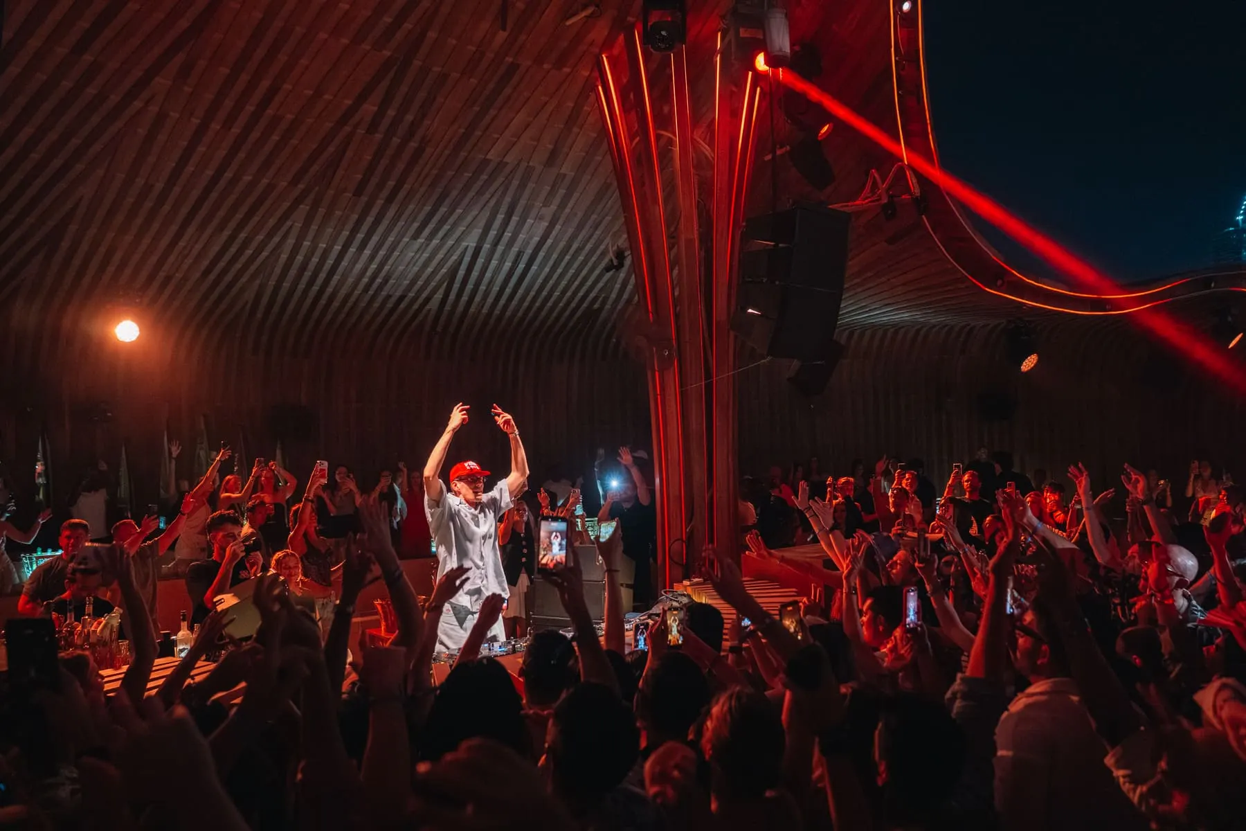 Artist performing in front of the crowd — Lost Frequencies — FIVE Bohemia 2026, FIVE Palm Jumeirah, Dubai — Agency Verse