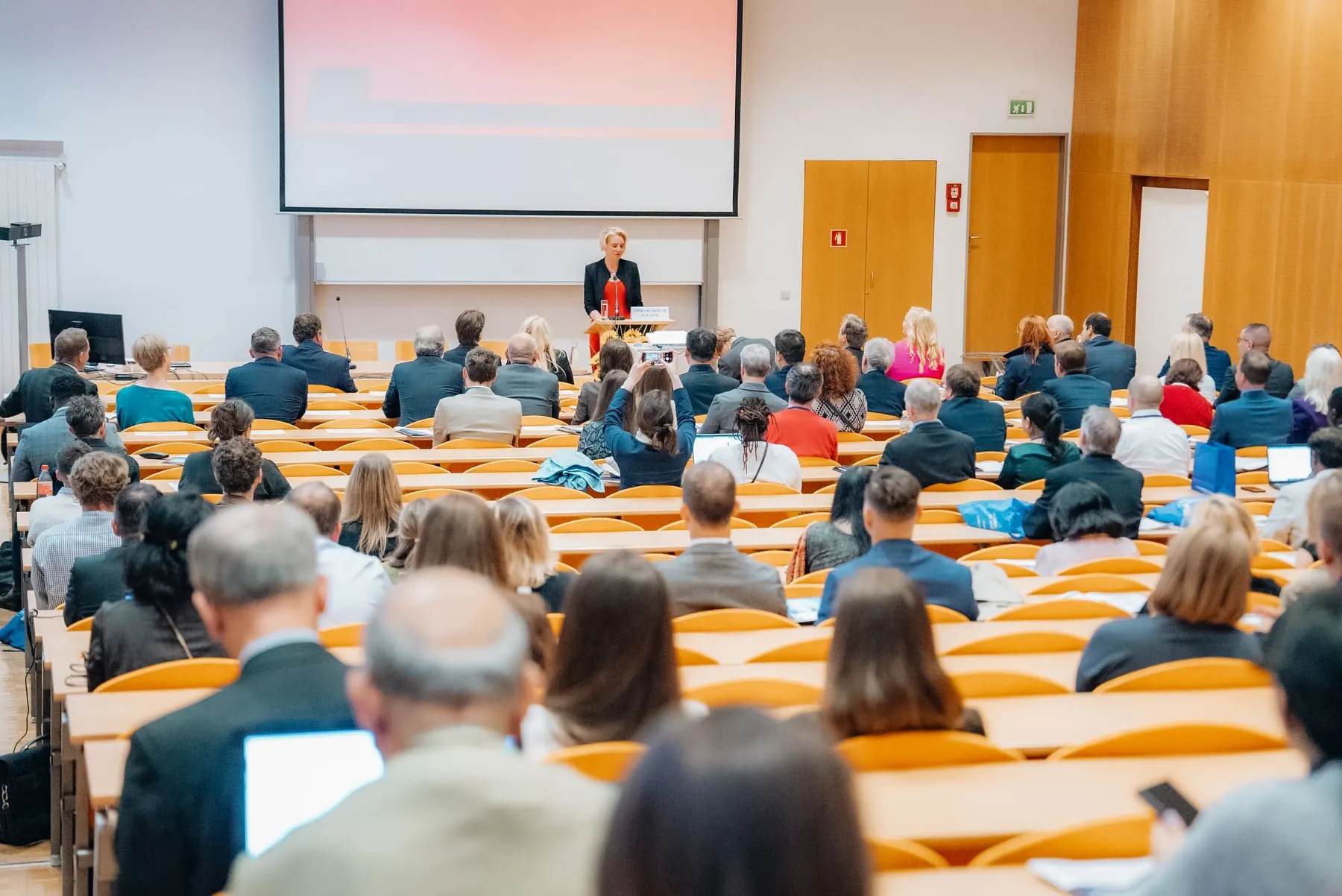 Audience in the conference hall — Global Conference on AI & Human Rights — Agency Verse